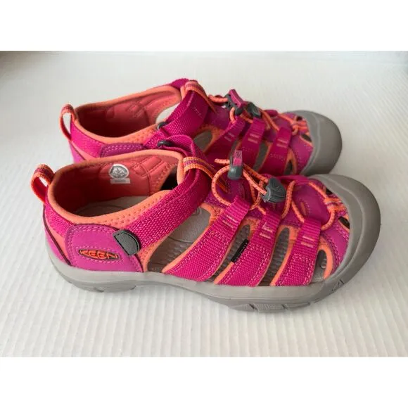 Keen Big Kid Girls Newport H2 Closed Very Berry Fusion Coral Sandal Shoes 5