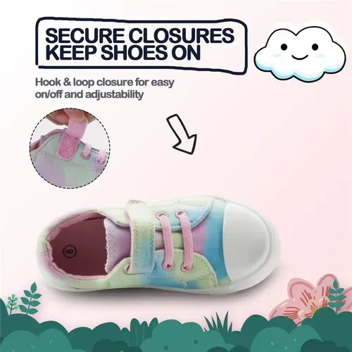 Kids Boys Girls Sneakers Colorful and white- KKOMFORME
