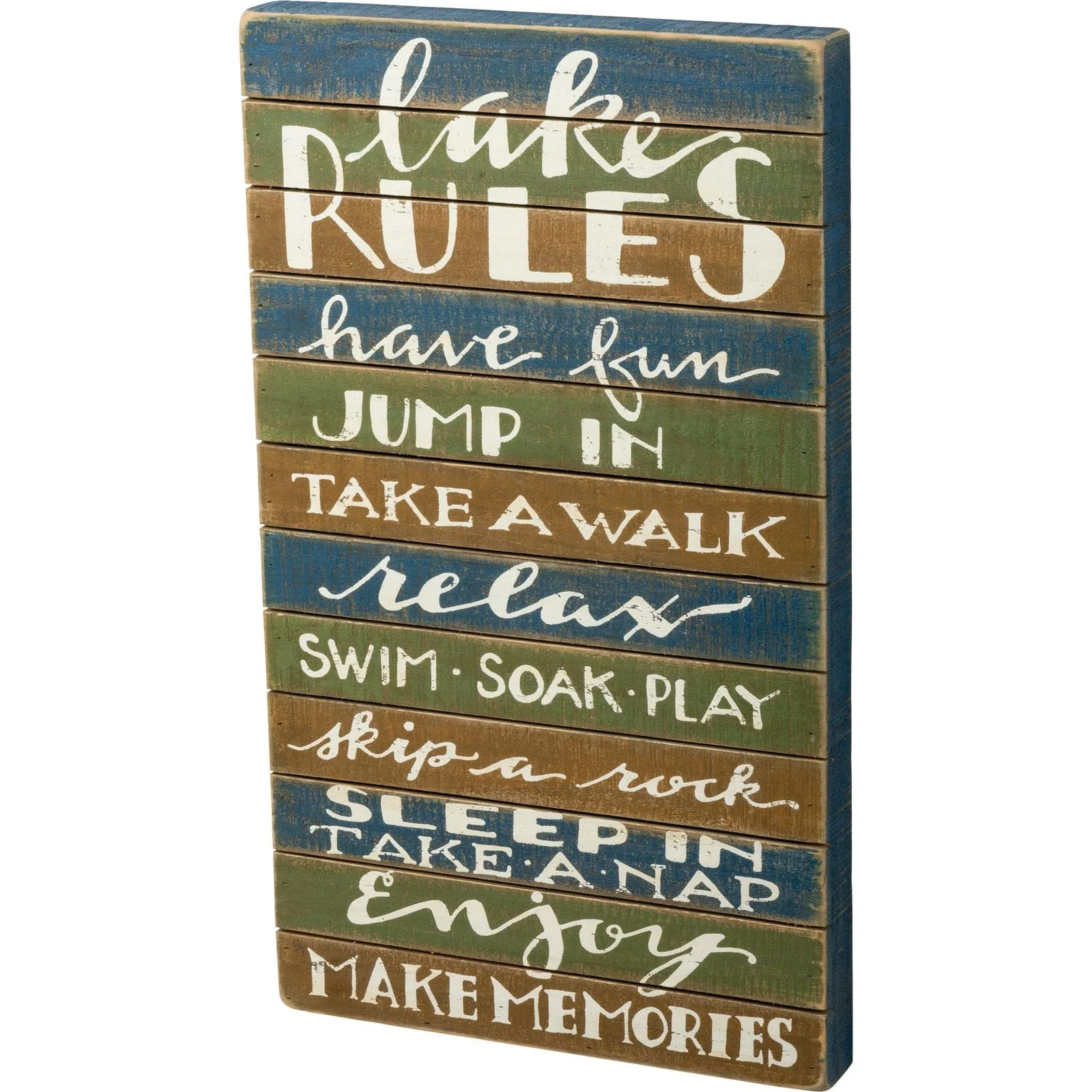 Lake Rules Wall Sign