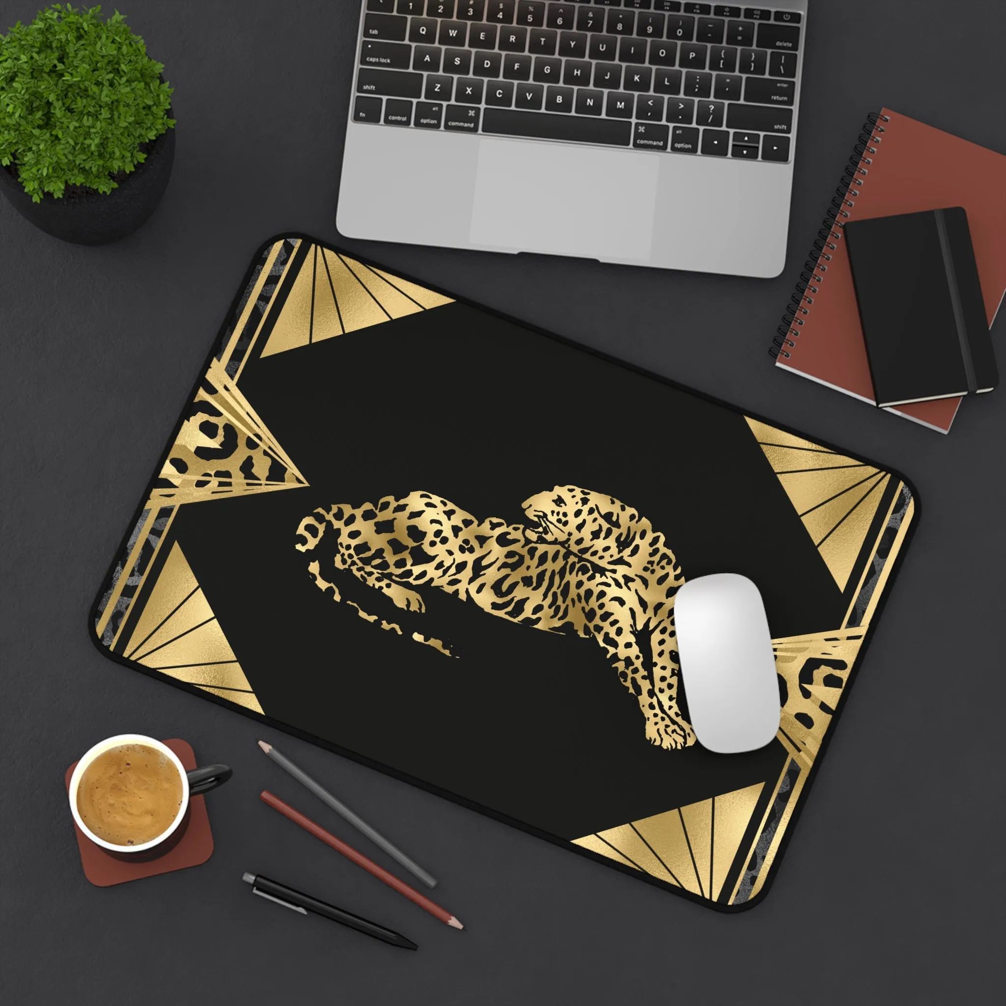Leopard Ambition Desk Mat