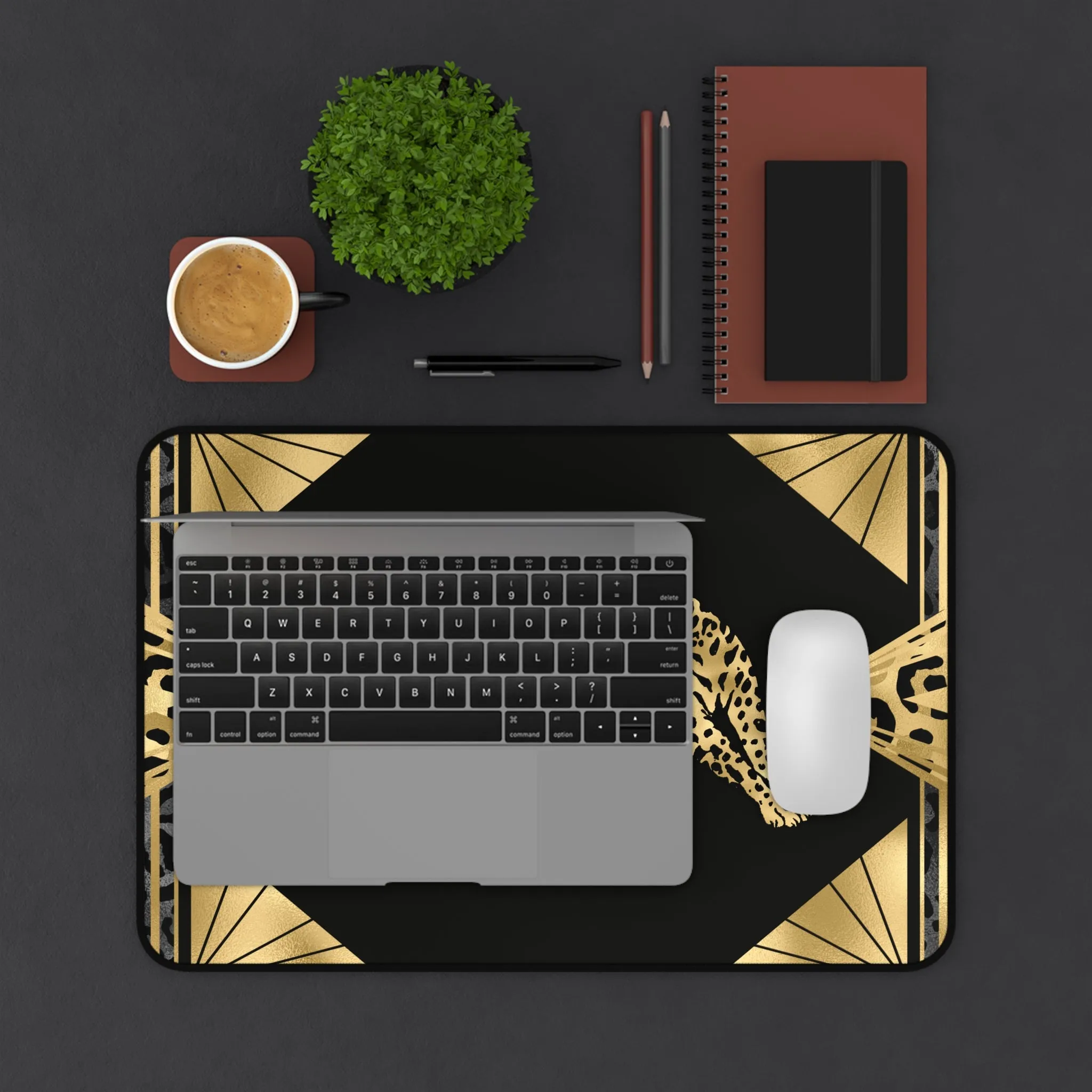 Leopard Ambition Desk Mat