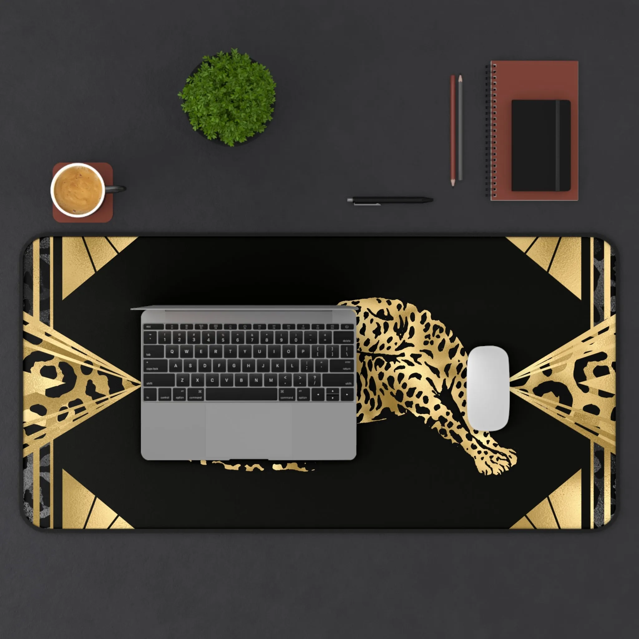 Leopard Ambition Desk Mat