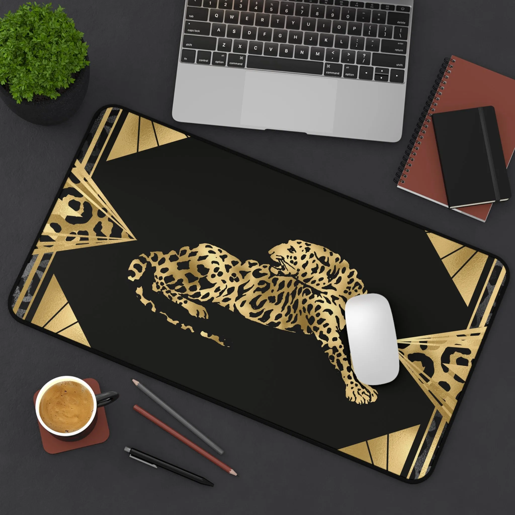 Leopard Ambition Desk Mat