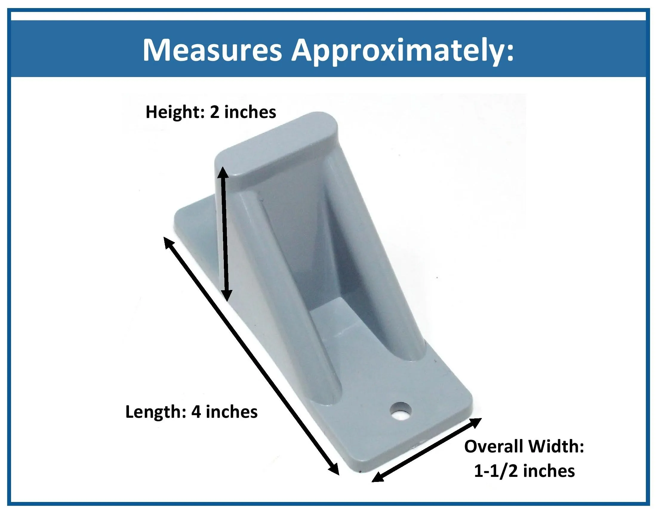 Light Grey Plastic Mini Roof Snow and Ice Guard - Multi-Quantity Pack | Prevent Sliding Snow Stop Buildup