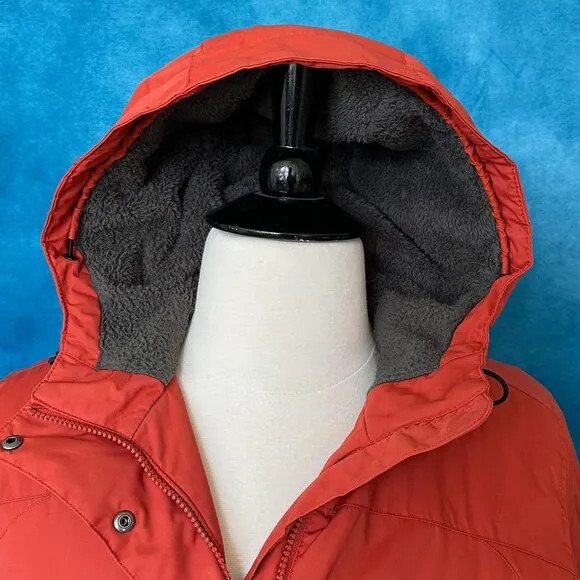 LL Bean Winter Warmer Jacket, Sherpa Fleece Lined Coat, 1X