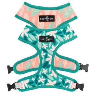 Lucy & Co. Dilly Lily - Blue & Pink - Reversible Dog Harness