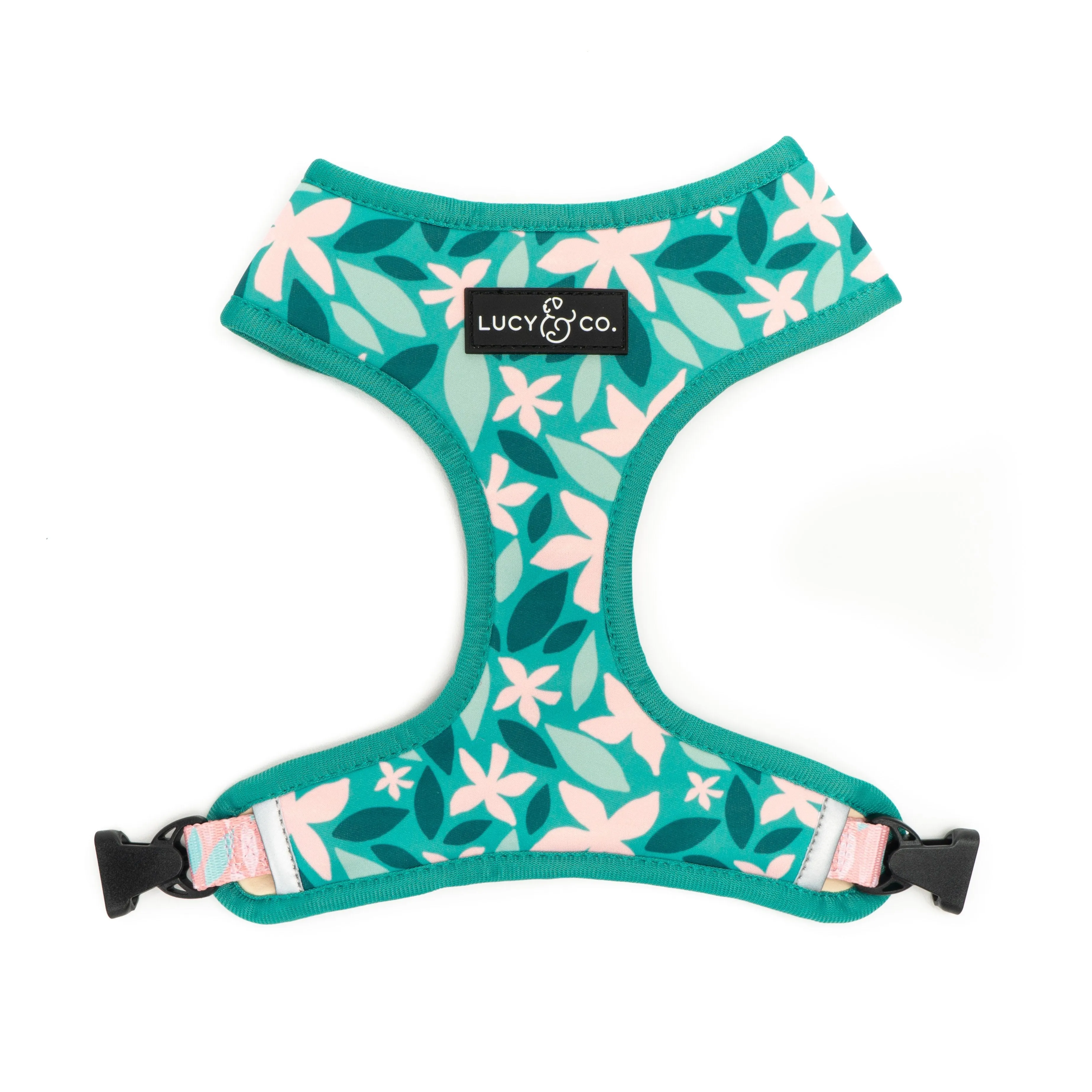 Lucy & Co. Dilly Lily - Blue & Pink - Reversible Dog Harness