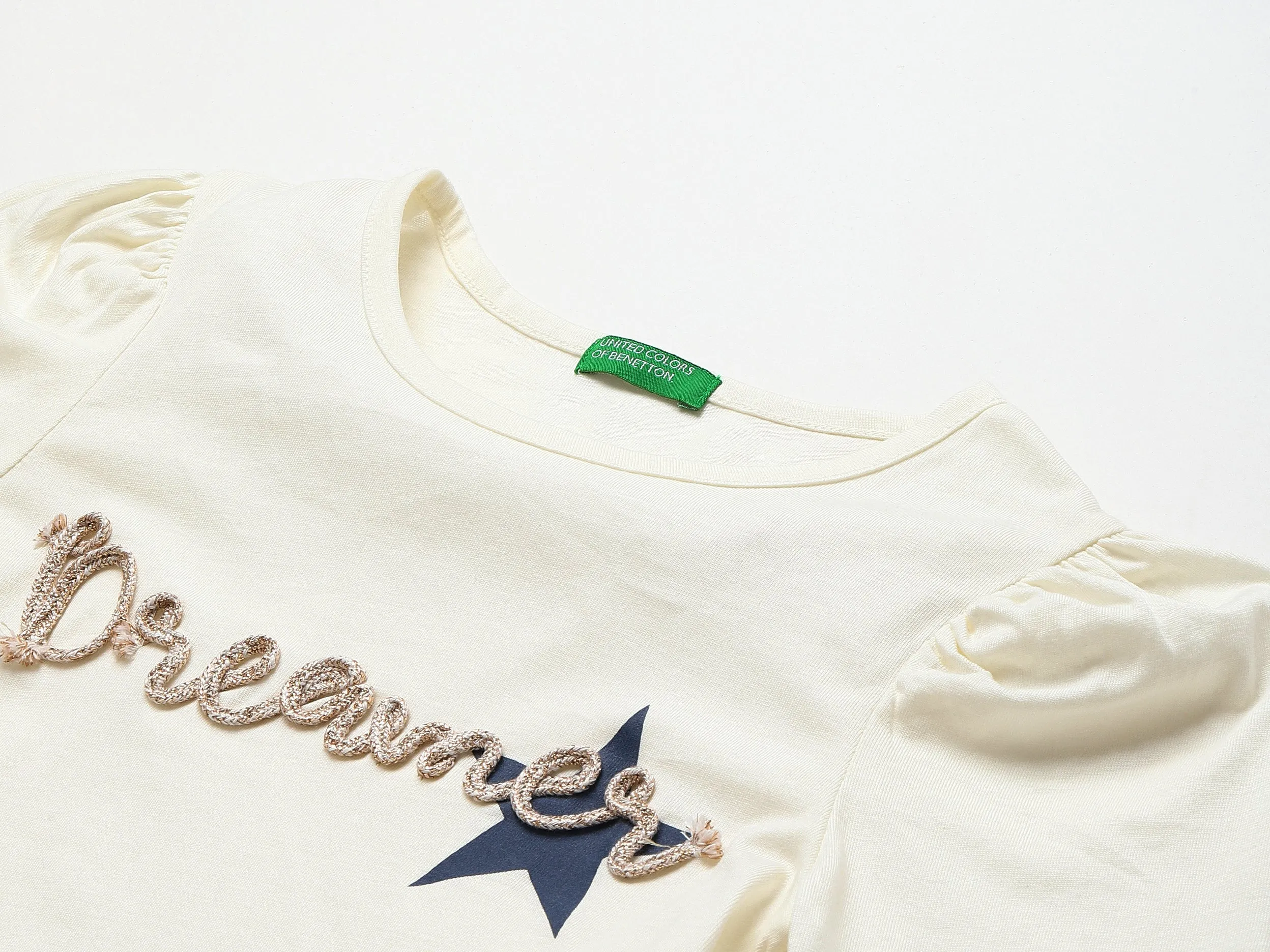 Lurex Cord White Top