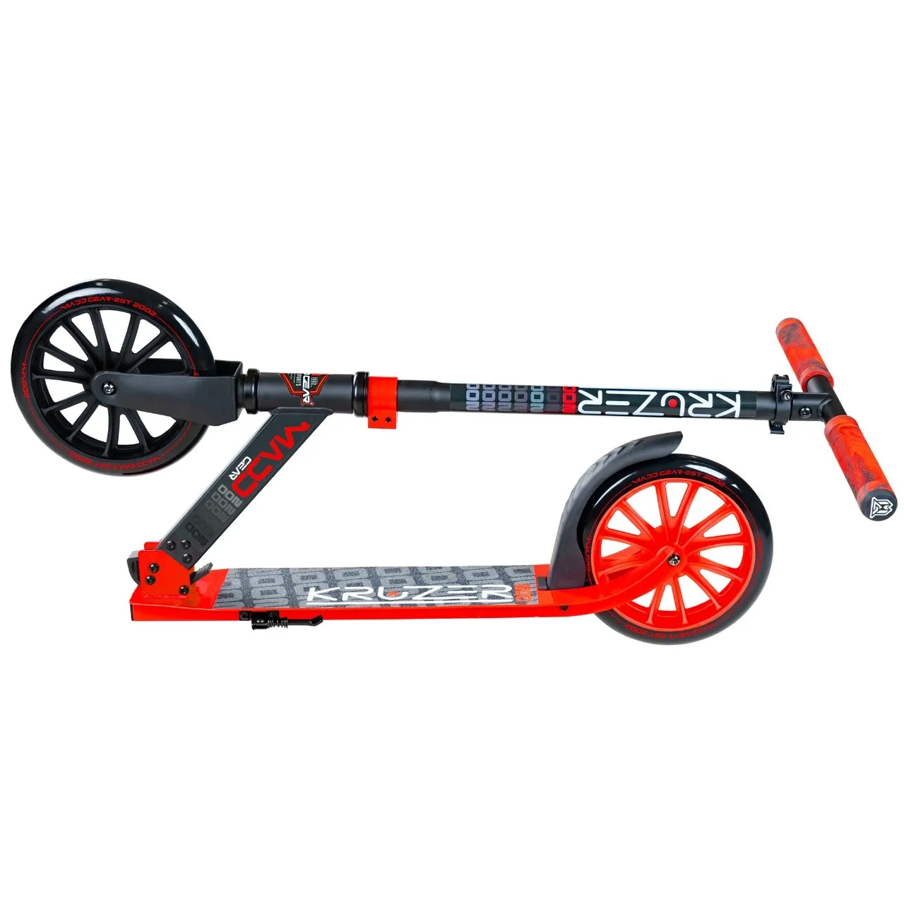Madd Gear Carve Kruzer V2-200 Scooter - Black/Red
