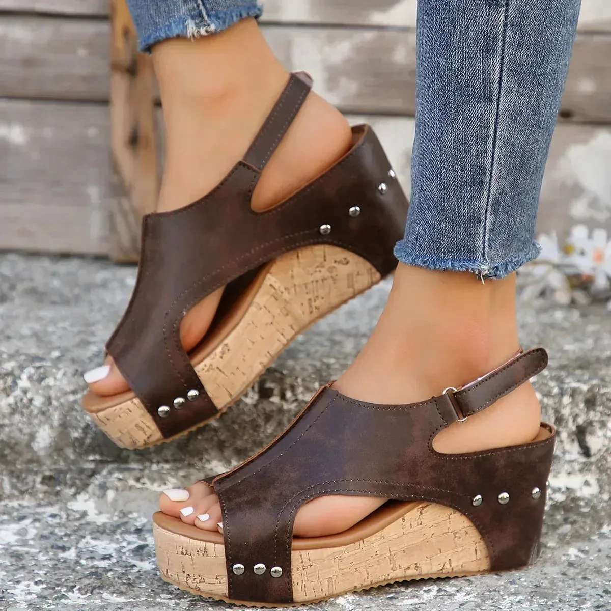 Manuela® | Orthopedic leather women's sandals