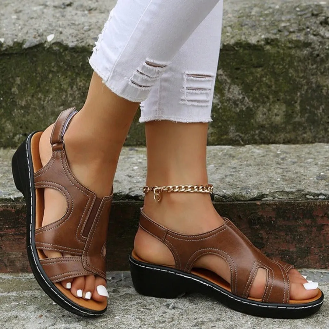 Manuela® | Orthopedic sandals with wedge heel