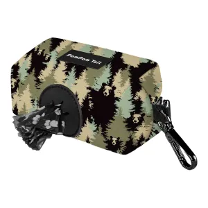 Meet Design Dog Poop Bag Holders for Leashes with Forests and Bears Pattern