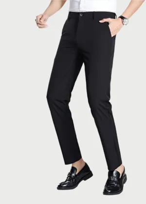 Men's Professional Quick-Dry Pants | Water-Resistant Business Travel Trousers
