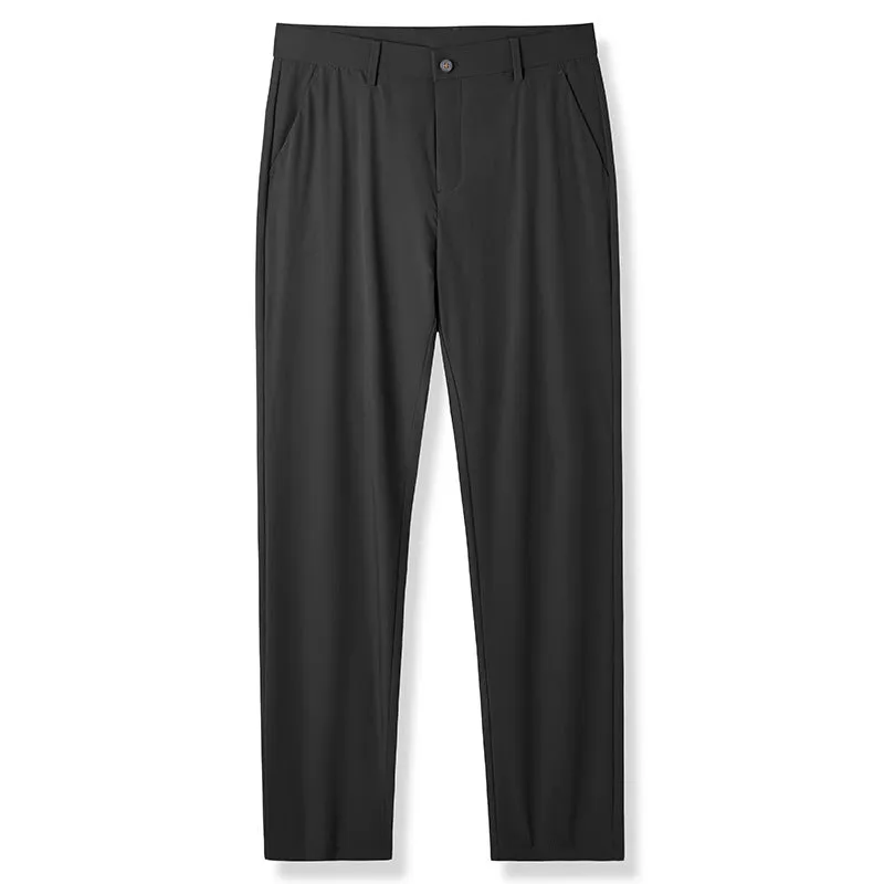 Men's Professional Quick-Dry Pants | Water-Resistant Business Travel Trousers