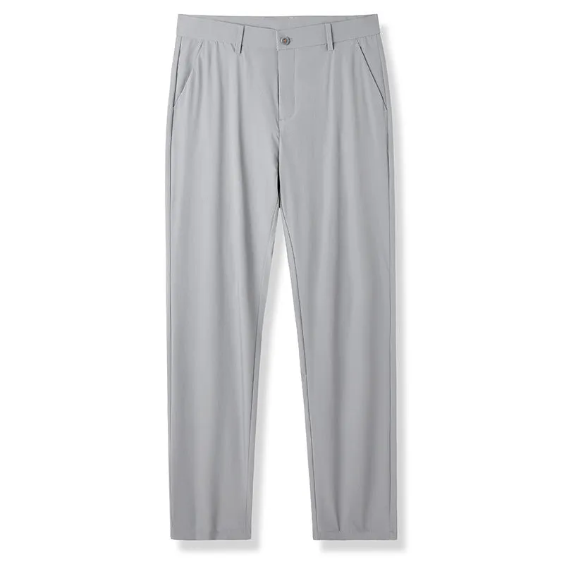 Men's Professional Quick-Dry Pants | Water-Resistant Business Travel Trousers