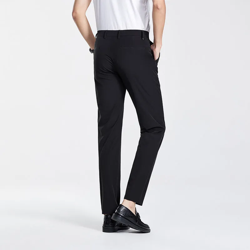 Men's Professional Quick-Dry Pants | Water-Resistant Business Travel Trousers