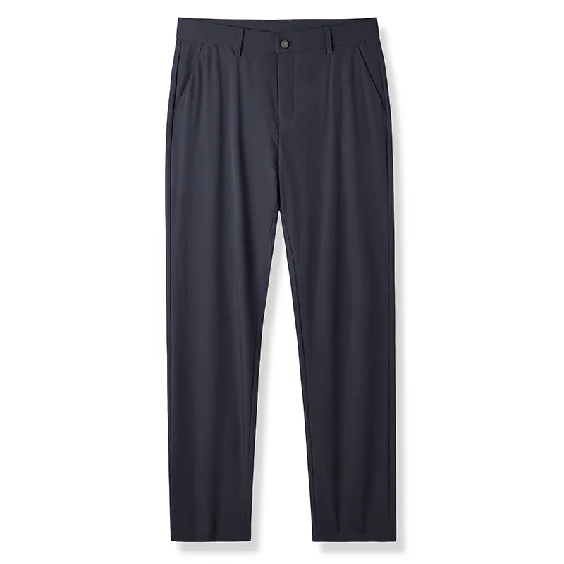 Men's Professional Quick-Dry Pants | Water-Resistant Business Travel Trousers