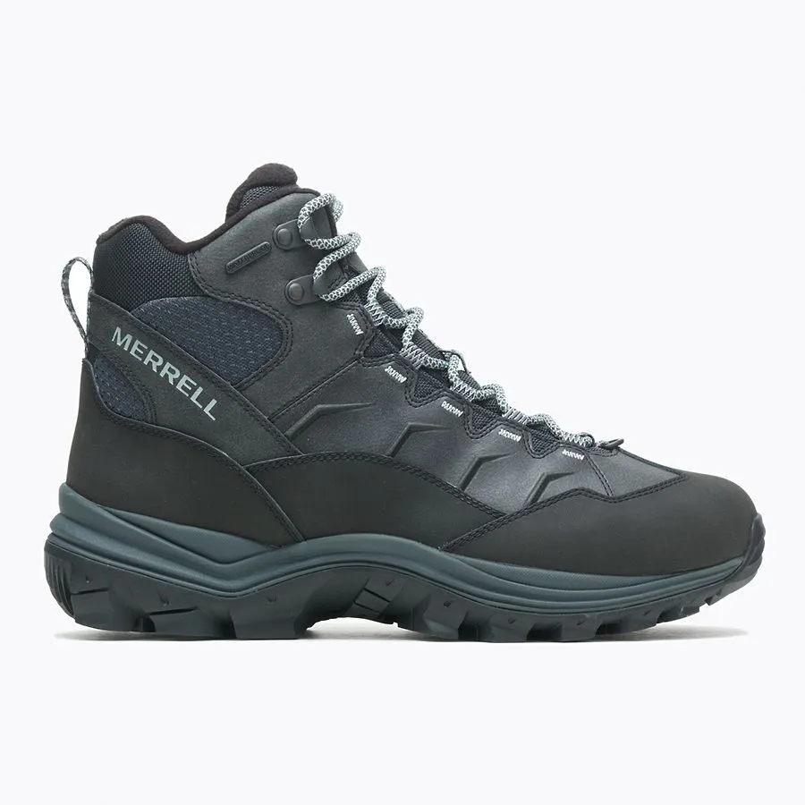 Merrell Men's Thermo Chill Mid Waterproof Black Leather J16467