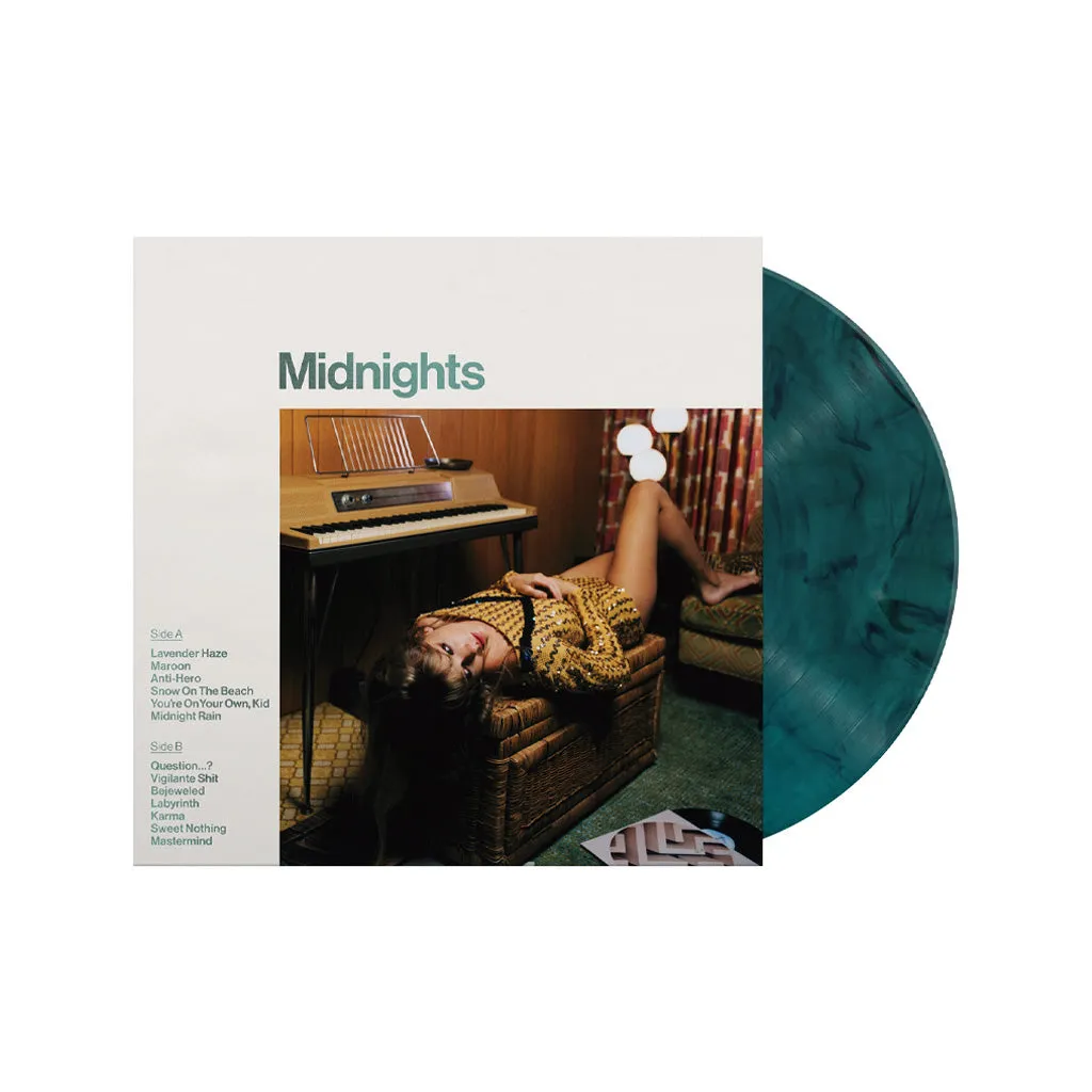 Midnights (Jade Green Marbled Vinyl) - Taylor Swift (Vinyl) (BD)