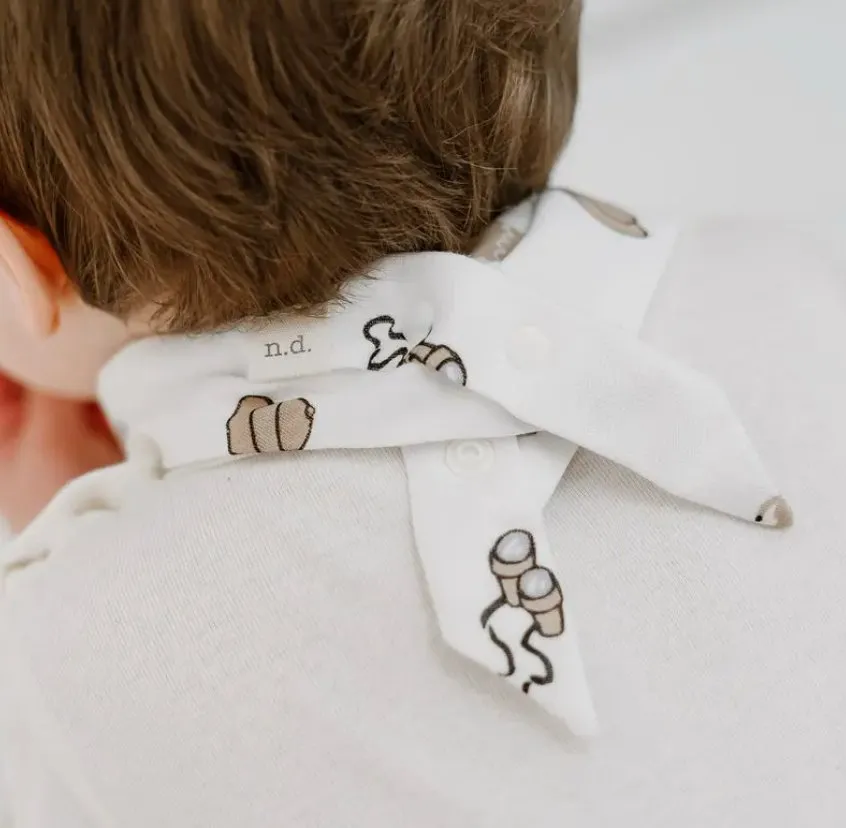 Nest Designs Bamboo & Terry Cotton Baby Bandana Bib (2 Pack)