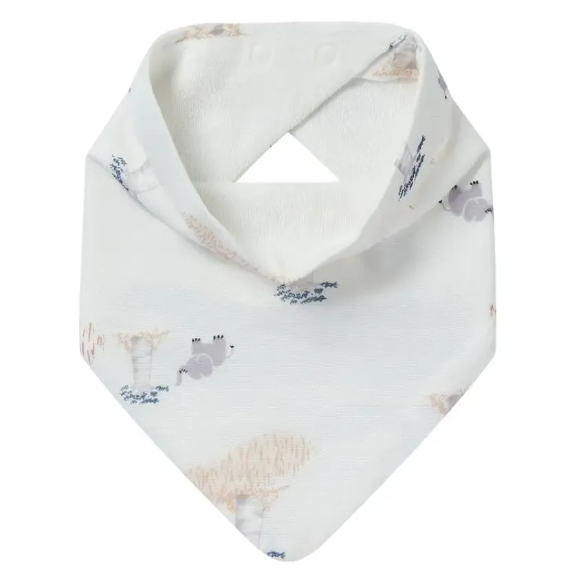 Nest Designs Bamboo & Terry Cotton Baby Bandana Bib (2 Pack)