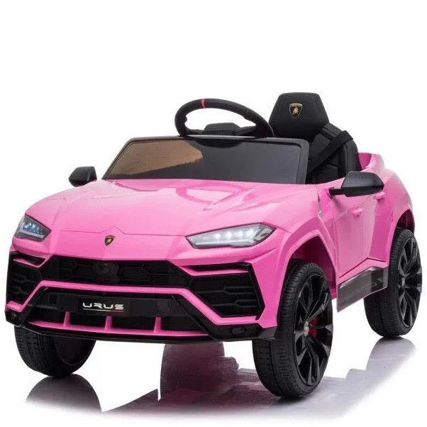 New Assembled, was store display, Uhomepro Lamborghini 12 V Powered Ride on Cars, Remote Control, Battery Powered, Pink
