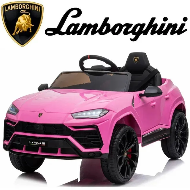New Assembled, was store display, Uhomepro Lamborghini 12 V Powered Ride on Cars, Remote Control, Battery Powered, Pink