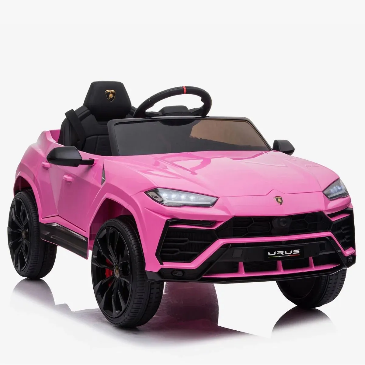 New Assembled, was store display, Uhomepro Lamborghini 12 V Powered Ride on Cars, Remote Control, Battery Powered, Pink