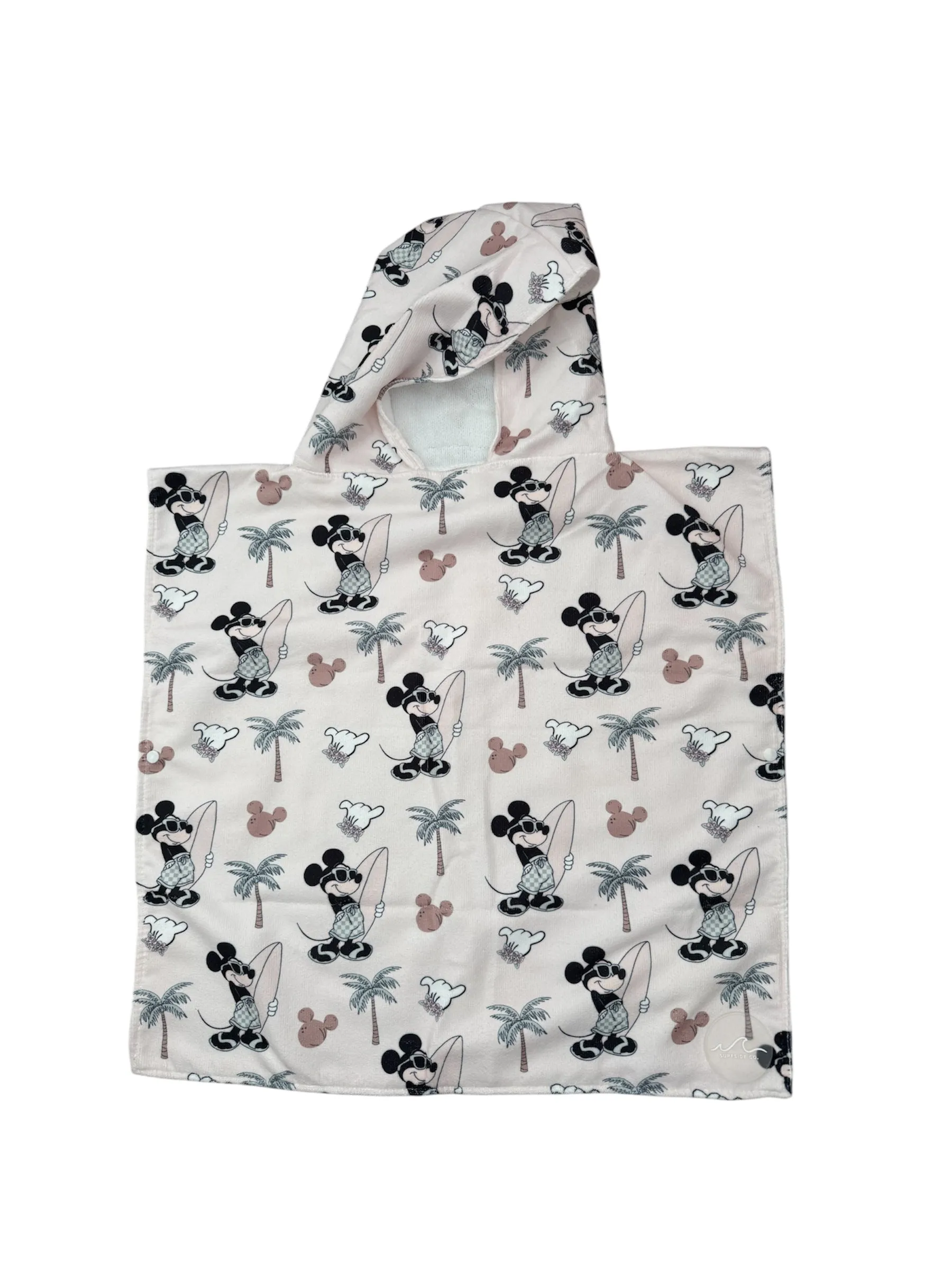 NEW! Hawaiian Mickey Hooded Towel/ Poncho