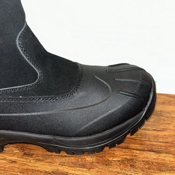 NEW NORTIV 8 Mens Size 8 Slip on Winter Waterproof Rain Boot SNSB232M Black