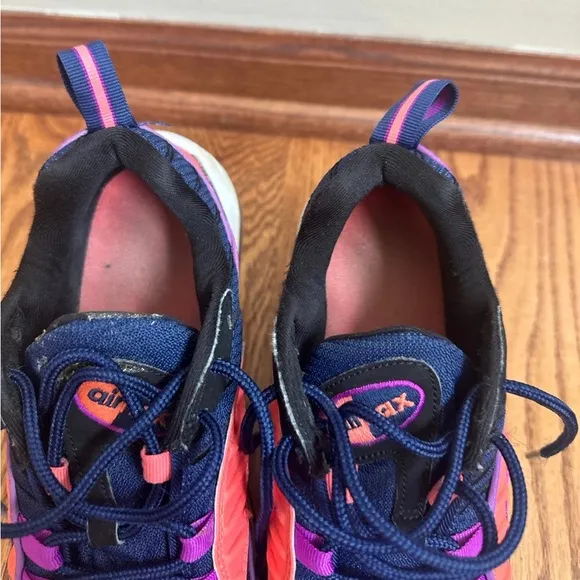 Nike Air Max 98 Shoes Girls Size 5.5Y Blue Ember