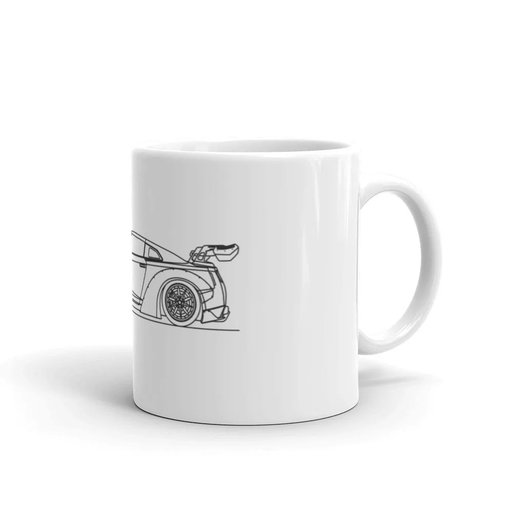 Nissan R35 GT-R Liberty Walk Silhouette Mug