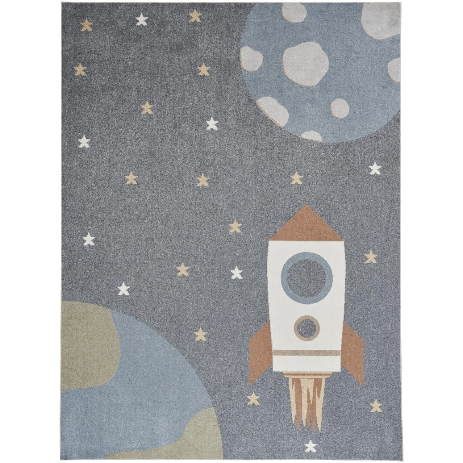Nourison Astra Machine Washable Graphic Kids