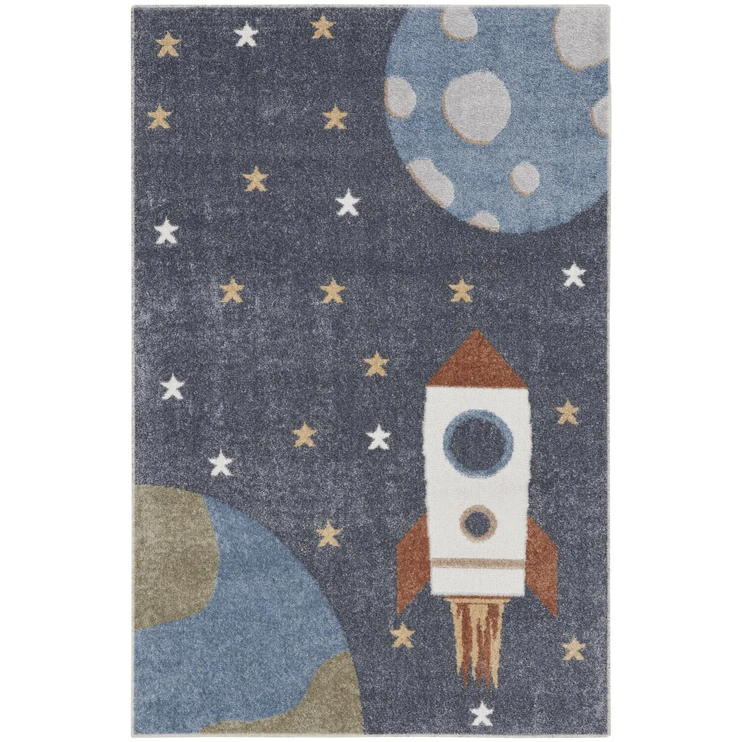 Nourison Astra Machine Washable Graphic Kids