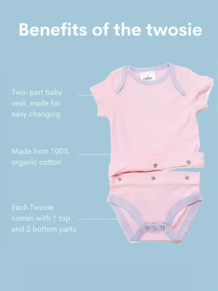 Organic Cotton Two-piece Sleepsuit With Poppers - Maxi