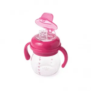 OXO Tot Grow Soft Spout Cup With Removable Handles 6oz/150ml 4m  - Pink