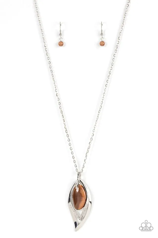 Paparazzi Magical Meadow - Brown Necklace