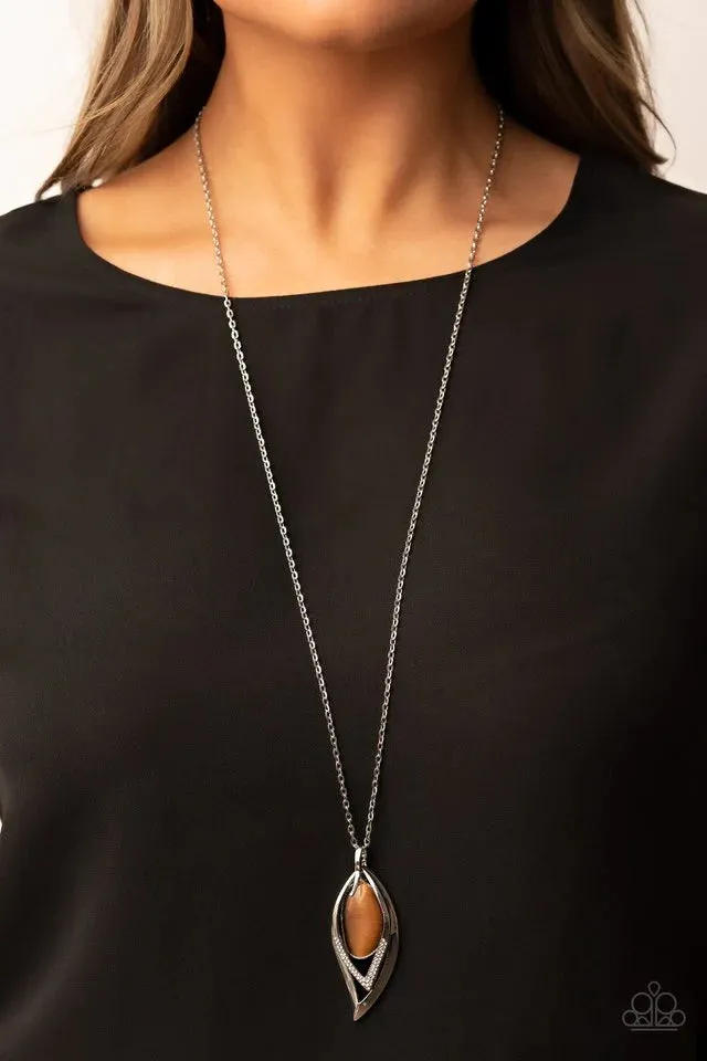 Paparazzi Magical Meadow - Brown Necklace