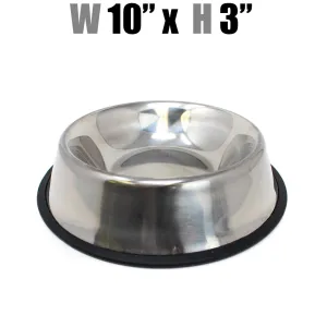 Pet Supplies - Stainless Steel Anti-Slip Pet Bowl