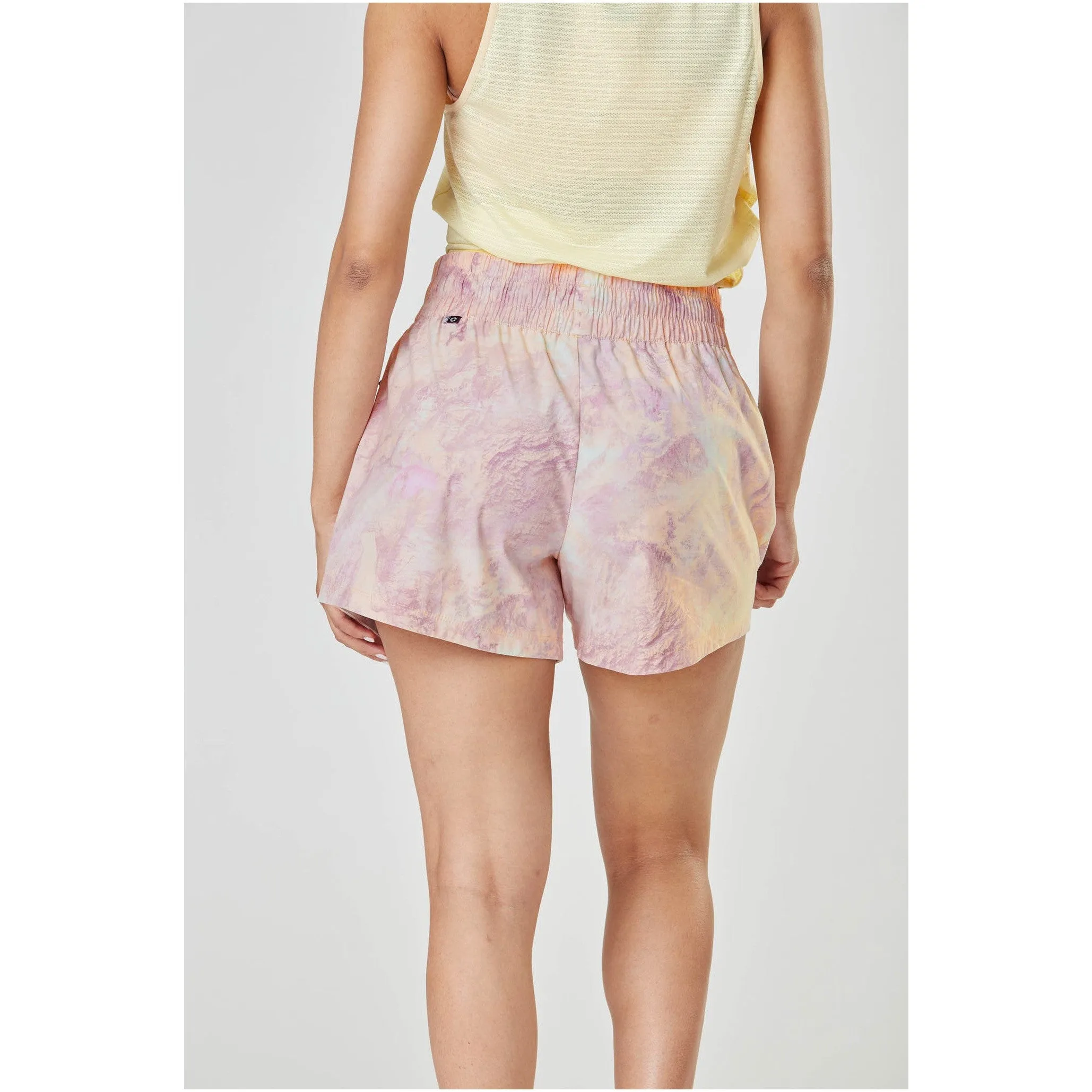 Picture Oslon Printed Tech Shorts Geology Cream