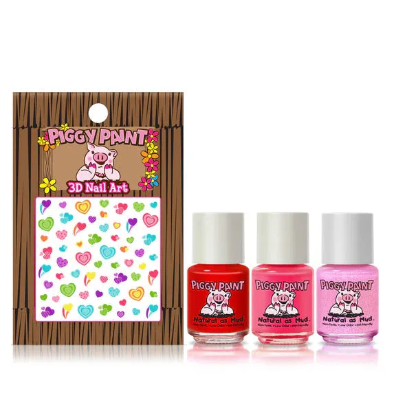 Piggy Paint Nail Polish 3pk - All the Heart Eyes
