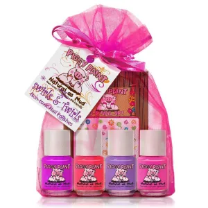Piggy Paint Nail Polish 4pk - Swirls & Twirl