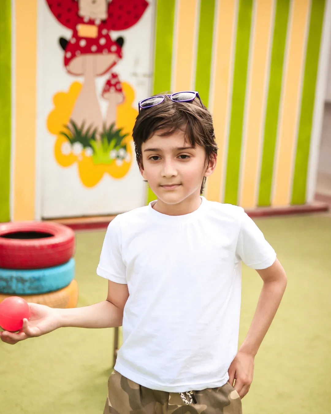 Plain White Unisex Kids T-Shirt