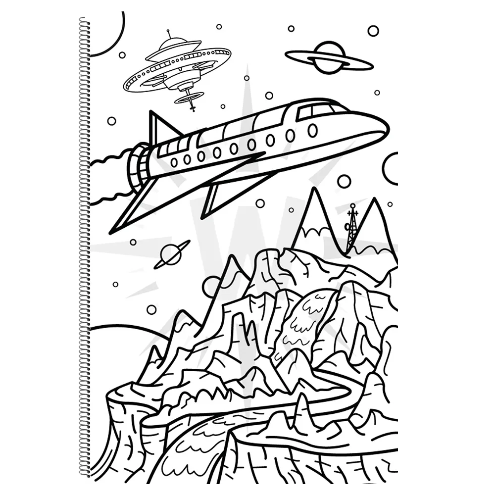 "Sky's The Limit, Vol.1" Coloring Book   Tracing Paper