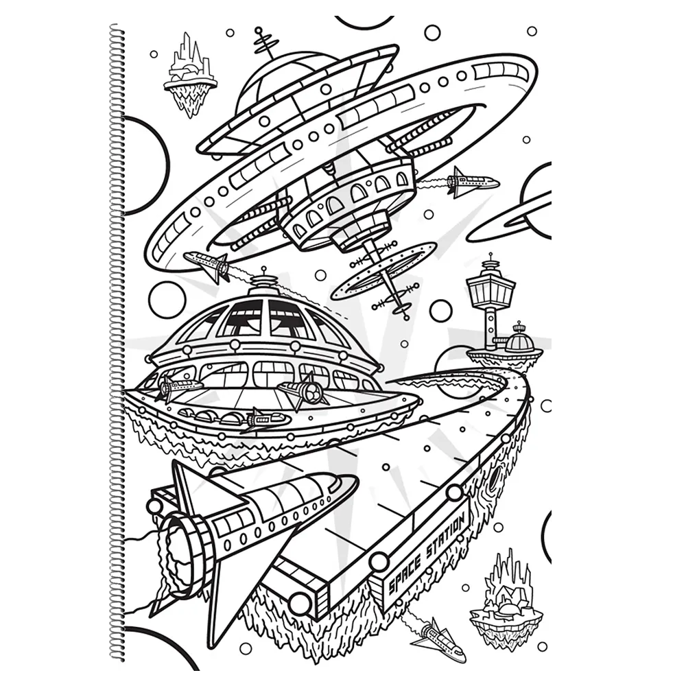 "Sky's The Limit, Vol.1" Coloring Book   Tracing Paper
