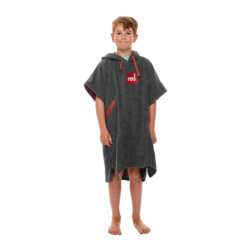RED Kid's Towelling Change Robe