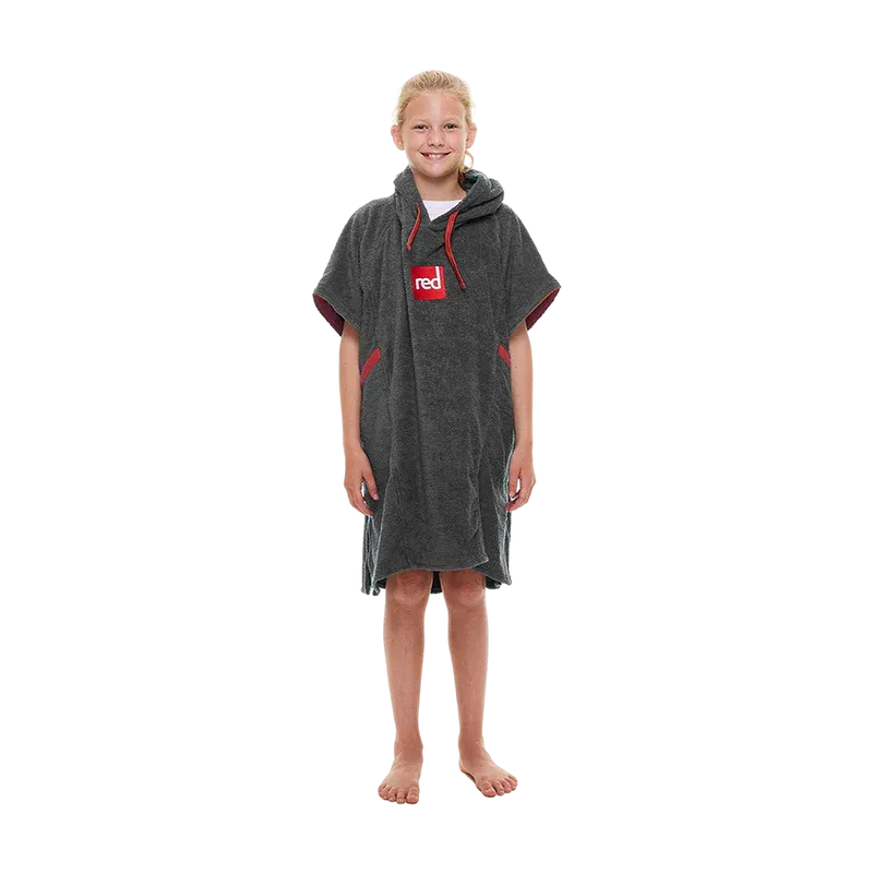 RED Kid's Towelling Change Robe
