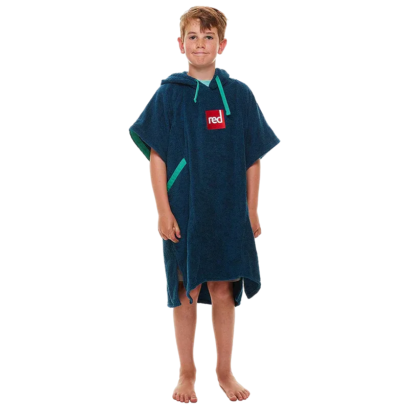 RED Kid's Towelling Change Robe
