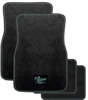 RM Williams Carpet Car Mats Aqua Set of 4
