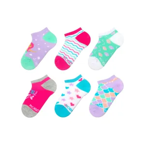 Robeez No-Show Socks 6-Pack (Beach Girl)